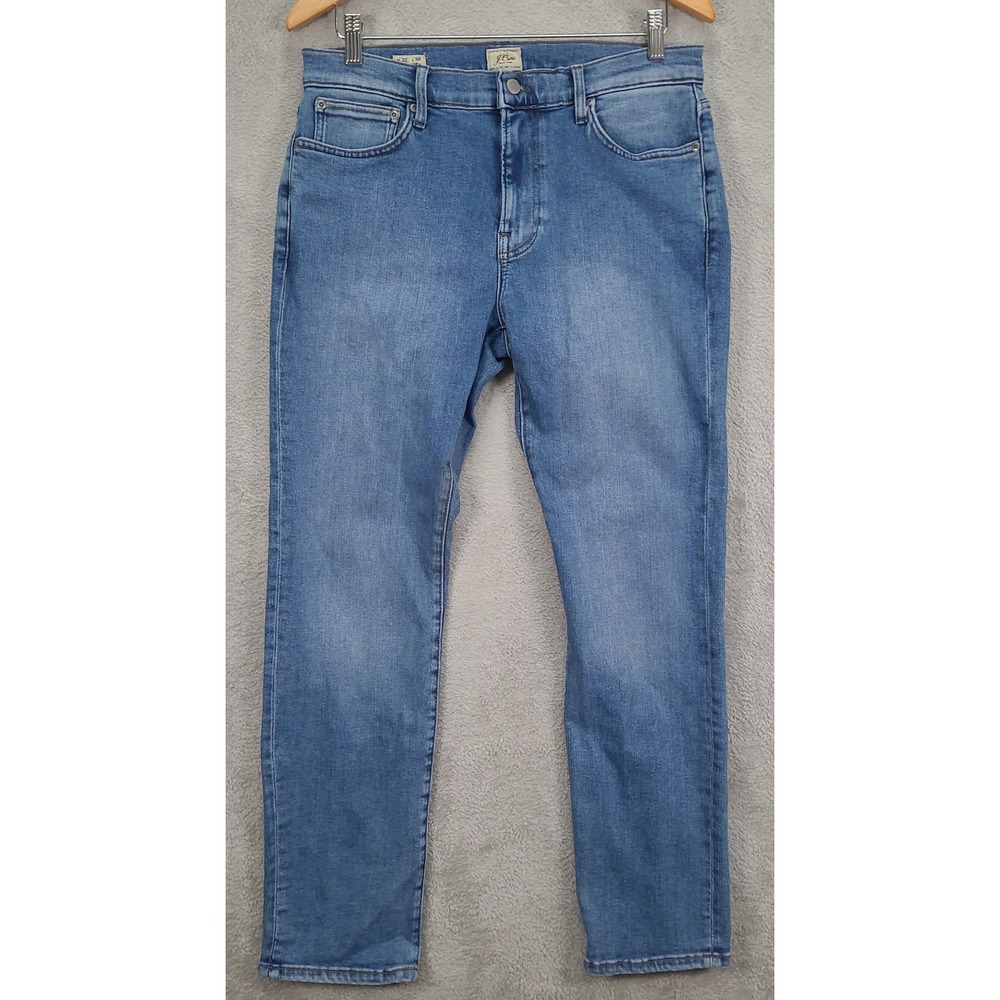 J.Crew 770 Straight Fit Mens Medium Wash Blue Denim Jeans 32x30 77388